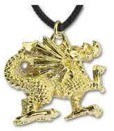 Gold Pendant - Medieval - Dragon